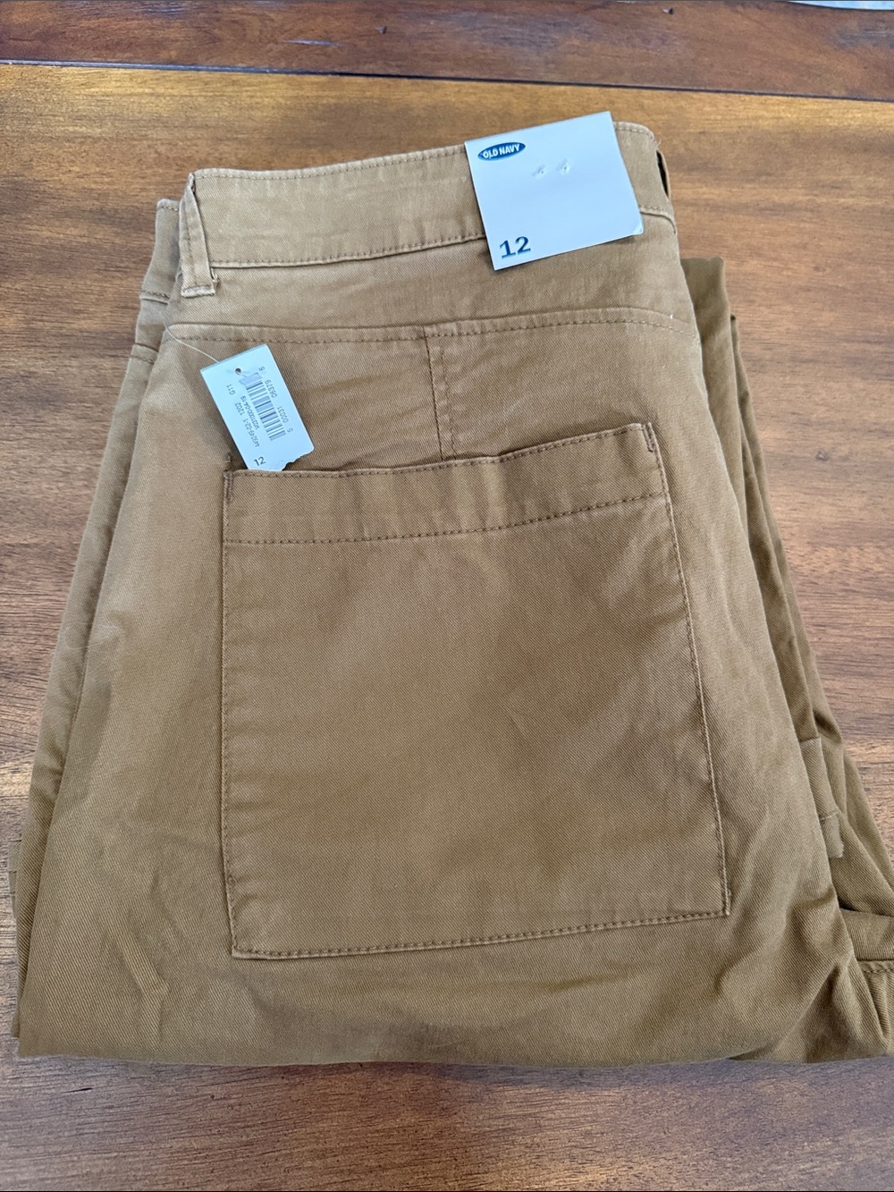 Old Navy Women's Straight-Leg Chinos in Brown